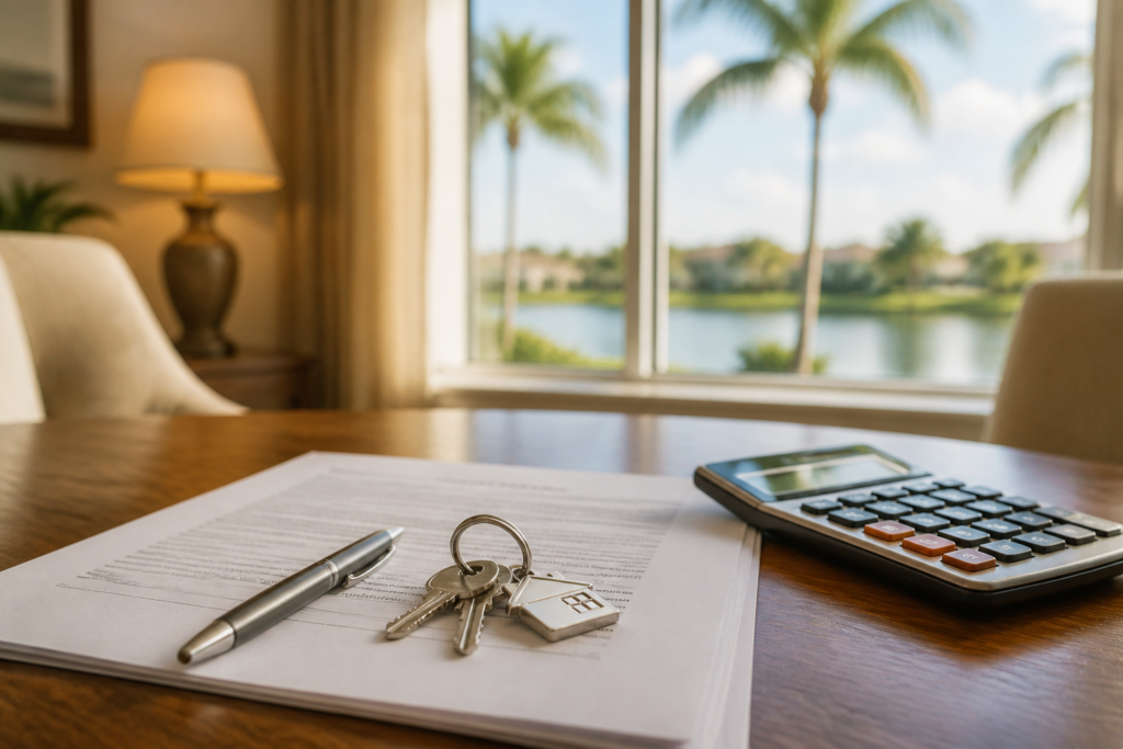 Closing documents and house keys illustrating seller concessions for FHA VA and conventional loans